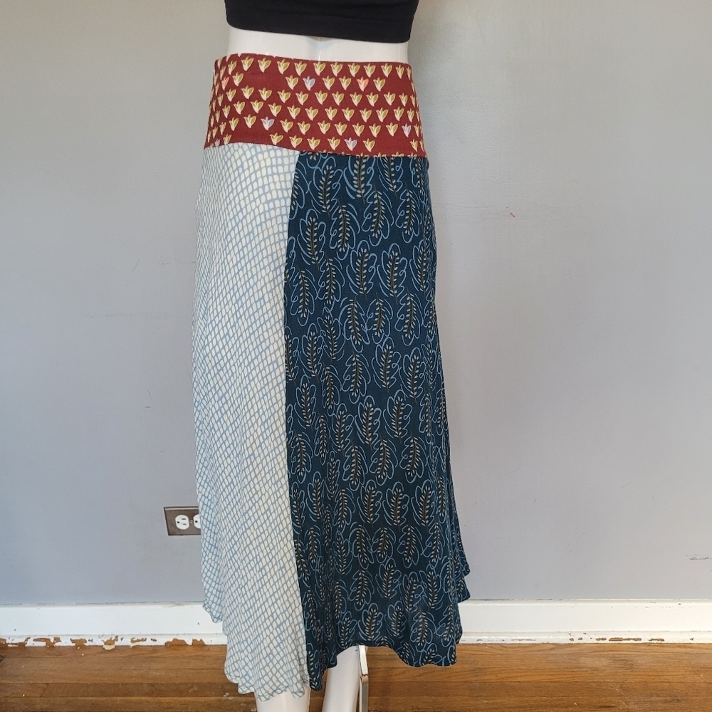 White Stuff Split Print Skirt, VGUC, Size 8 - Picture 4 of 9